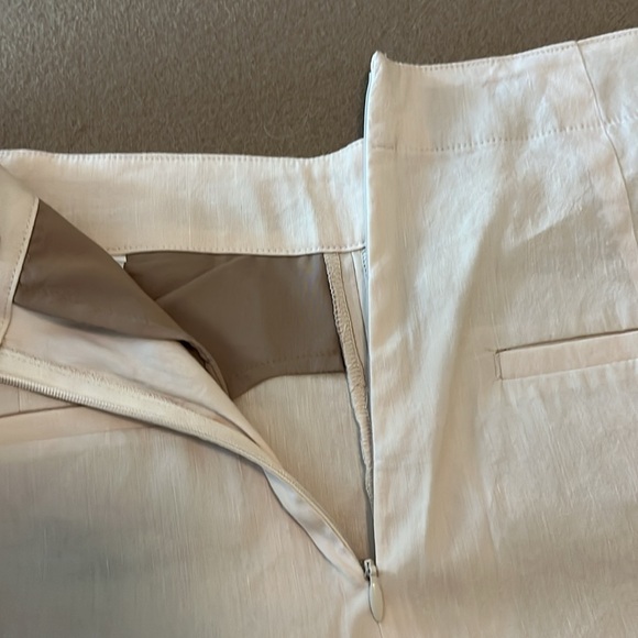 VINCE Linen Blend Cream Color Pants- Size 10 - Picture 12 of 12